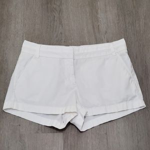 J. Crew White Chino Shorts Sz 4